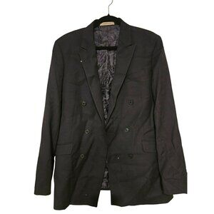 Joseph Abboud Black Suit Jacket Blazer Slim Fit Super 120s Wool Men's